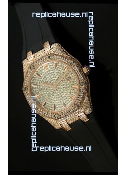 Audemars Piguet Royal Oak LADY Replica Watch in Diamonds Dial Edition