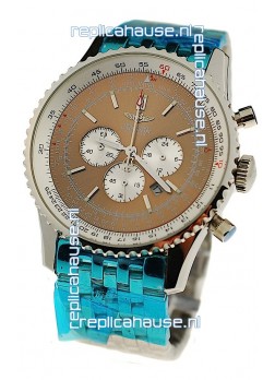 Breitling Navitimer Chronometre Japanese Watch in Brown Dial