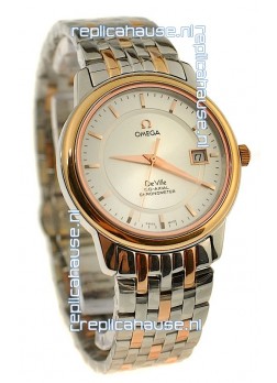 Omega Co-Axial Deville Japanese Rose Gold Watch in Rose Gold Stick Markers
