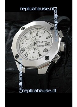 Baume & Mercier Riveria Swiss Watch in White Dial