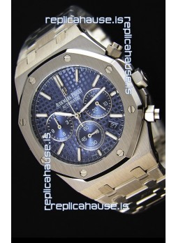 Audemars Piguet Royal Oak Chronograph Blue Dial Swiss Quartz Replica Watch  - 41MM