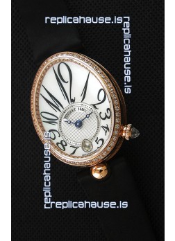 Breguet Reine De Naples Ladies Swiss 1:1  Rose Gold Replica Watch