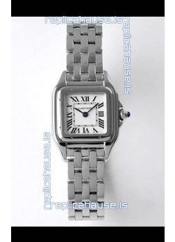 Cartier PANTHERE Edition 22MM 1:1 Mirror Quality Swiss Replica Watch in White Dial - Diamonds Bezel