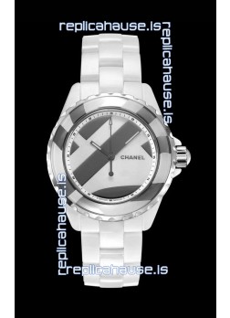 Chanel J12 Untitled White Ceramic Casing Watch 1:1 Mirror Replica Watch - 38MM Automatic Movement