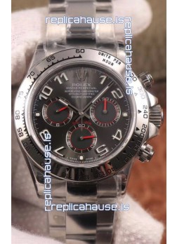 Rolex Cosmograph Daytona 116509 Dark Grey Dial Cal.4130 Movement - 904L Steel Watch