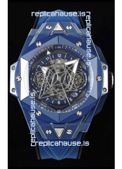 Hublot Big Bang UNICO Sang Bleu II Blue Ceramic 1:1 Mirror Quality Swiss Replica Watch 