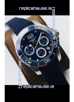 Longines HydroConquest Automatic Chronograph 1:1 Swiss Replica Blue Dial Watch 