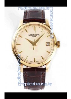 Patek Philippe #Ref 5227J in White Dial 1:1 904L Yellow Gold Casing 904L Steel Swiss Watch  