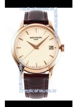 Patek Philippe #Ref 5227R in White Dial 1:1 904L Rose Gold Casing 904L Steel Swiss Watch  