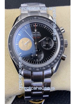 Omega Speedmaster Apollo 11 40th Anniversary Chronograph 42MM Black Dial  1:1 Mirror Replica Watch
