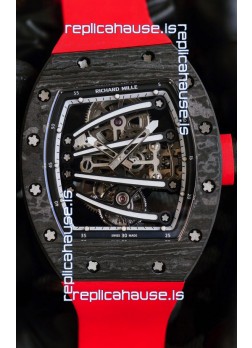 Richard Mille RM59-01 Genuine Tourbillon Movement in Black NTPT Carbon Casing