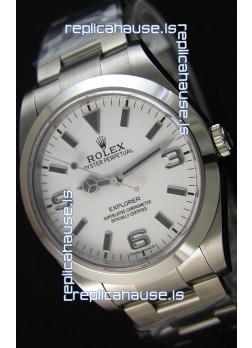Rolex Explorer I 214270 White Dial - The Ultimate Best Edition Swiss Replica Watch