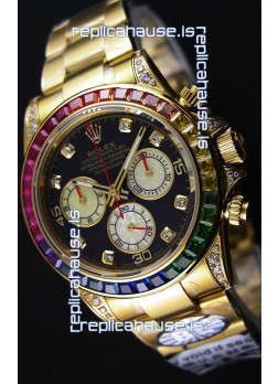 Rolex Cosmograph Daytona 116598 Yellow Gold 1:1 Mirror Cal.4130 Movement - Ultimate 904L Steel Watch