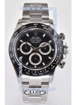 Rolex Cosmograph Daytona M116500LN Original Cal.4130 Movement - 904L Steel Watch in Black Dial