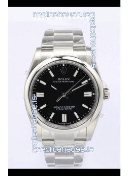 Rolex Oyster Perpetual REF#126000 36MM Swiss Movement Swiss Replica Black Dial 904L Steel 1:1 Mirror Replica Watch