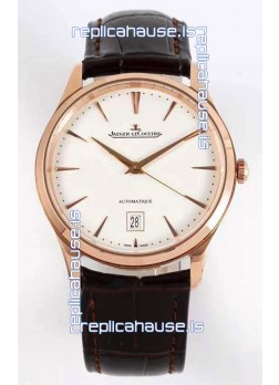Jaeger LeCoultre Master Ultra Thin Rose Gold Swiss 1:1 Mirror Replica Watch