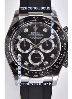 Rolex Cosmograph Daytona 116509 Black Dial Cal.4130 Movement - 904L Steel Watch