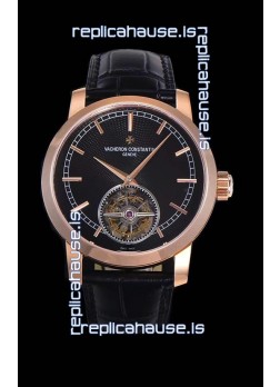 Vacheron Constantin Minute Repeater Tourbillon Swiss Replica Watch in Steel Casing 44MM Rose Gold Casing
