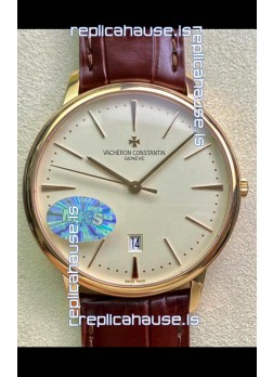 Vacheron Constantin Patrimony Yellow Gold Watch in 1:1 Mirror Replica Watch