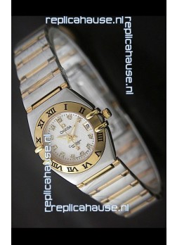 Omega Constellation Ladies Japanese Quartz Watch in Rose Gold