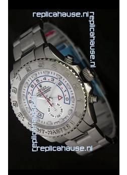 Rolex Yachtmaster II Swiss Replica Watch in White Dial
