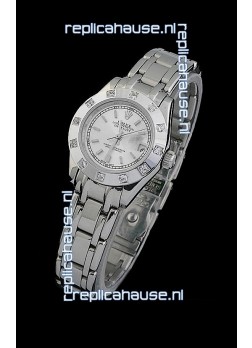 Rolex Datejust Ladies Japanese Replica Ladies Watch in Silver White Dial