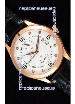 Jaeger LeCoultre Master Control Rose Gold Swiss Replica Watch 