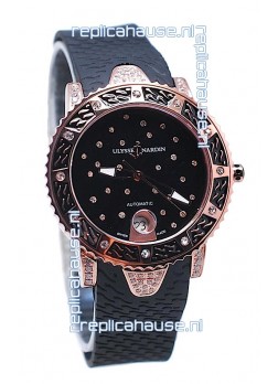 Ulysse Nardin Diver Starry Night Pink Gold Watch