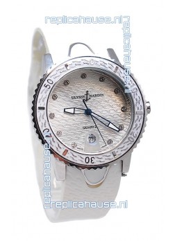 Ulysse Nardin Lady Diver Starry Night Replica Silver Watch
